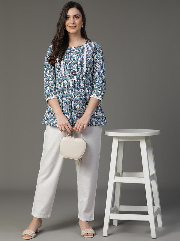 Blue Tunic style Kurta