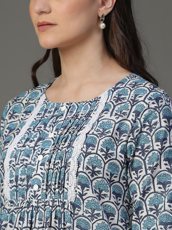 Blue Tunic style Kurta