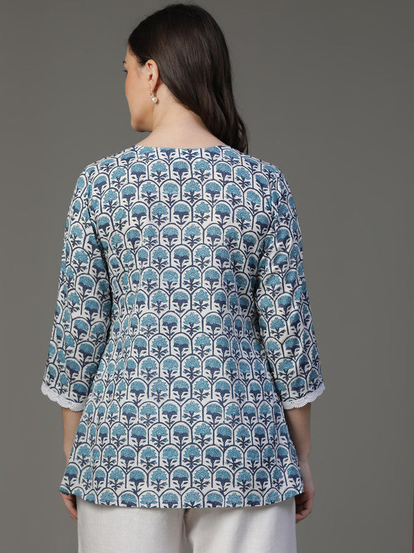 Blue Tunic style Kurta